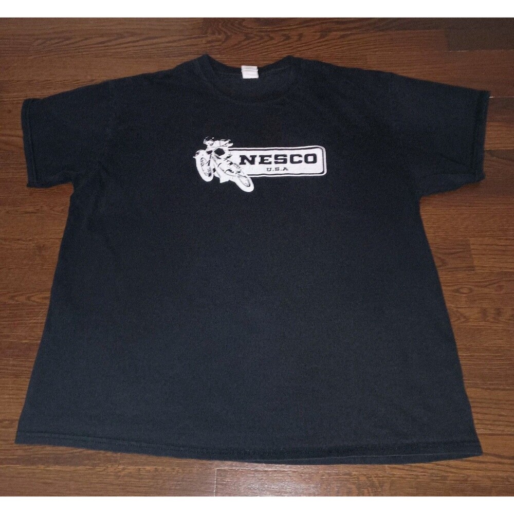 Nesco USA Shirt Mens XL Black Graphic Tee 20th Vintage Motorcycle Bike Show 2019